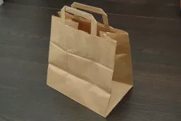 Sacs cabas kraft vergés NEUTRE 26+18x26